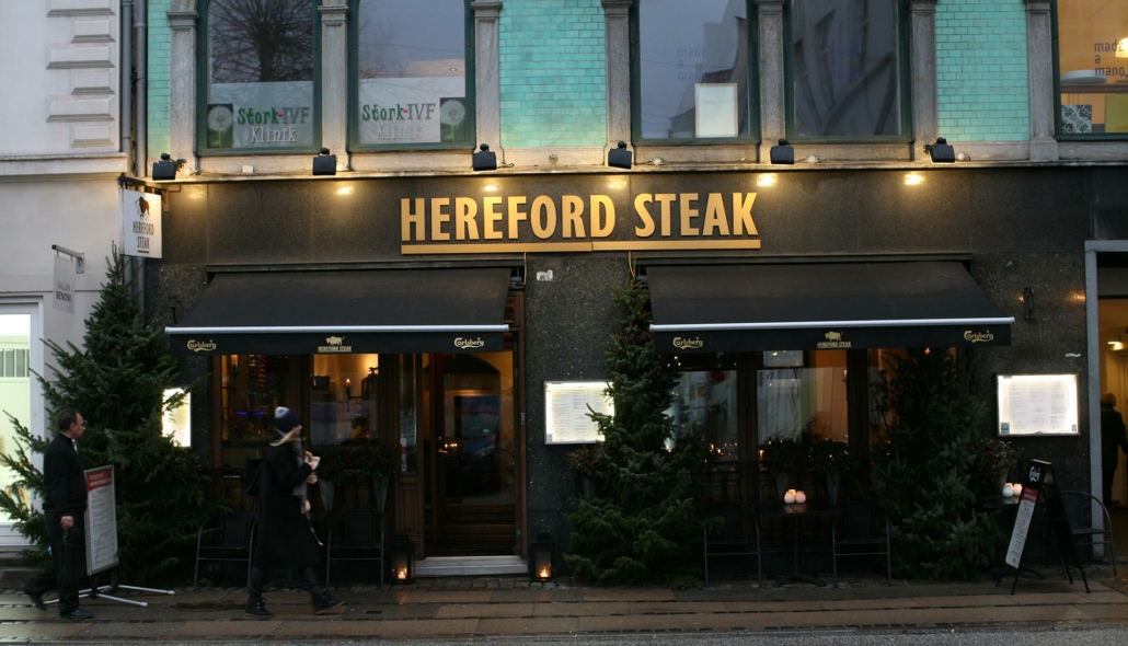Herefordsteak restaurant facade